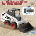thumbnail image 3 of DOUBLE E RC Skid Steer Loader Toy for Kids,1:14 Scale Remote Control Construction Truck with Lights Sound & Sounds 2.4GHz RC Truck Toy, 360&deg;Rotation, 3 of 8