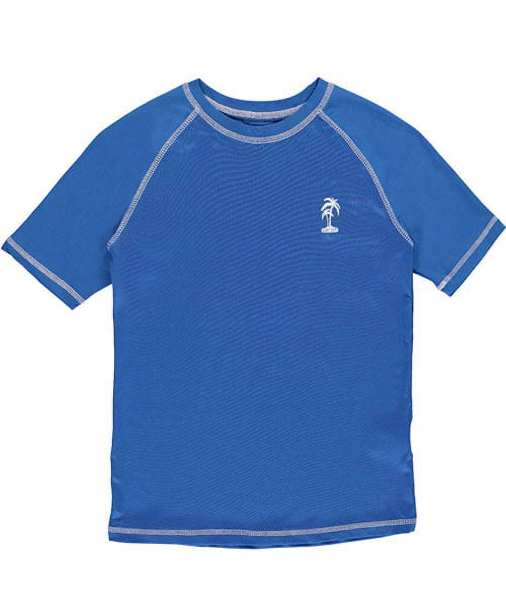 iXtreme Boys Short Sleeve Rashguard Swim Shirt, UPF +50, Sizes 4-18