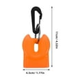 thumbnail image 2 of LOLIPPYY Diving Mouthpiece Guard Cover PVC Orange Saltwater Corrosion Resistance 1Set For Recreational Divers, 2 of 8
