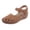 Brown, variant on Women Comfortable Flat Sandals Closed Toe Fisherman Sandals Dressy Summer Shoes for Women Leather Sandals for Women Arch Support Lightweight