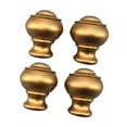thumbnail image 2 of Luzkey 4 Pcs Embouts de Tringle à Rideaux Embouts de Remplacement Accessoires Résistants à l'Usure Embouts de Tringle Têtes Décoratives pour Salon Or, 2 of 8