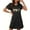 Black, variant on TMOYZQ Christmas Nightgowns for Women Cute Print T Shirt Dresses Casual Short Sleeve Loose Fit Lounge Christmas Party T Shirt Dress Nightgowns