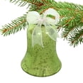 thumbnail image 4 of Green Mercury Glass Bell Ornament, 4 of 4