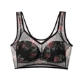thumbnail image 6 of Ice Silk Lace Comfortable Bras for Women ElleBloom Anti-Sagging Wireless Bras Seniors Soft Everyday Bra, 6 of 6