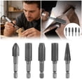 thumbnail image 2 of SIfdSeng 5 Piece Hexagonal Handle Steel Drill Bit for Filing Forming and Carving Grinding Discs, 2 of 8