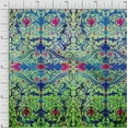 thumbnail image 1 of oneOone Silk Tabby Fabric Dot|Swirl & Floral Panel Print Fabric BTY 42 Inch Wide, 1 of 3