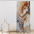 thumbnail image 2 of Marble Waterproof Printed Shower Curtain Sets with Hook for Bathroom Decoration - Bathroom Curtain for Home Decor, 2 of 5