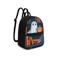 thumbnail image 2 of HELLHERO Halloween Ghost Pumpkin Print Small Backpack, Adjustable Strap Polyester Mini Backpack for Travel Work, Lightweight Travel Backpack, 2 of 8