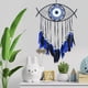 thumbnail image 4 of Mal Hecho , Decoración de Pared de Mal , Decoración Colgante de Pared, Buena para , Navidad, Hogar, Decoración Del , azul negro Soledad Atrapasueños del mal de ojo, 4 of 8