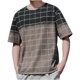 thumbnail image 1 of Blusas y camisas de manga corta y cuello redondo para hombre, transpirables, ajustadas, de verano, deportivas, de secado rápido, de manga corta y cuello redondo., 1 of 5