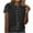 Black, variant on Summer Rollbacks ! Aqestyerly Womens Plus Size Top Clearnce,Women's Casual Round Neck Short-Sleeved Printed T-Shirt Tops