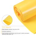 thumbnail image 3 of Unique Bargains Tube Rétractable en PVC Jaune 85mm Plat 6m pour Grand Pack de Batteries, 3 of 5