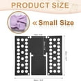 thumbnail image 6 of Shirt Folder Board Clothes Folding Board Plastic T-Shirt Folder Easy To Fold Shirts Board Laundry Liners T Shirt Folder Laundry Folding Board Folding Tool（Pink）, 6 of 9