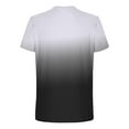 thumbnail image 4 of Camisas de Manga Larga para Hombres Imprimir Casual Cuello Redondo Blusa de Manga Corta, Camisas de Lino para Hombres, 4 of 9