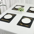 thumbnail image 7 of Unique Bargains Set of 6 Silicone Placemats for Kitchen Dining Table Decor Black, 7 of 7