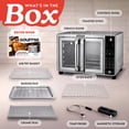 thumbnail image 4 of Gourmia 6-Slice Digital Toaster Oven Air Fryer, with 18 One-Touch Presets & Temp Probe, Stainless Steel, 4 of 14