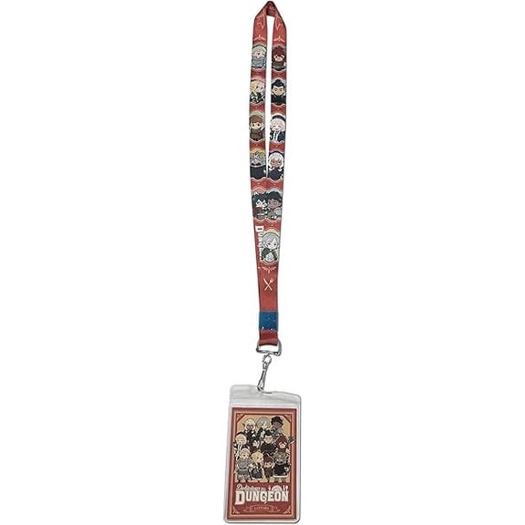 Great Eastern Entertainment Delicious in Dungeon: Chibi Character Group Lanyard with ID Holder