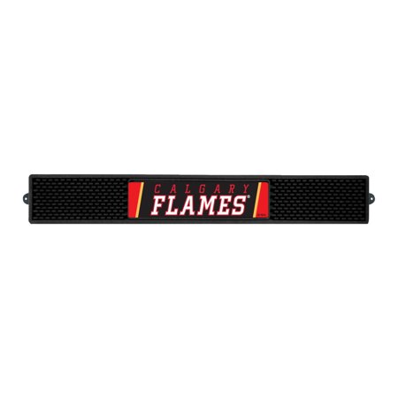 Calgary Flames 3.25  x 24  Drink Mat