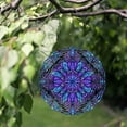 thumbnail image 4 of BohemianAuraGifts Bohemian Mandala Wind Spinner | Vibrant Metal Design | All - Season Outdoor Decor for Patio Garden & Balcony, 4 of 6