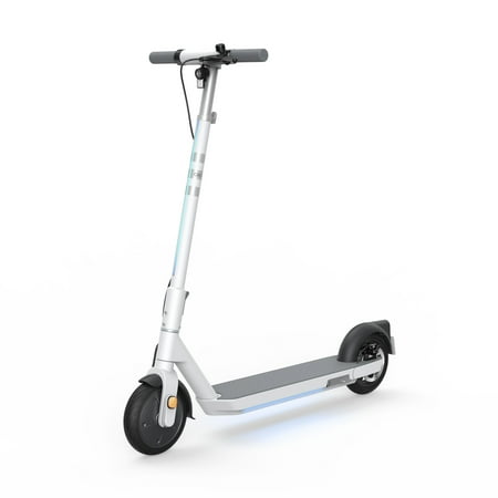 UPC: 0608938951946 | OKAI Neon II Electric Scooter w/ 25 Miles Operating Range & 15.5 mph Max Speed – White