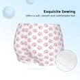 thumbnail image 2 of Pofeuu Pink Paw Print Soft Cotton Girls Boyshort panties Toddler Underwear-X-Small, 2 of 5