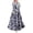 AA-Blue283, variant on Women's Waist Belt Maxi Abaya Printed Long Sleeve Dresses Spring Daily Modest Long Gown