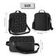 thumbnail image 2 of Fotbe White Pineapples Lonchera Bolsa de Almuerzo para Hombres y Mujeres, Lonchera de Gran Capacidad, Bolsa de Almuerzo Reutilizable, Bolsa Térmica Aislante, 2 of 7