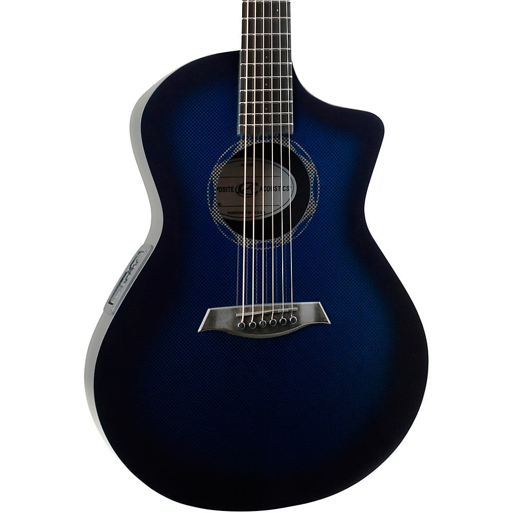 Composite Acoustics OX AcousticElectric Guitar Blue