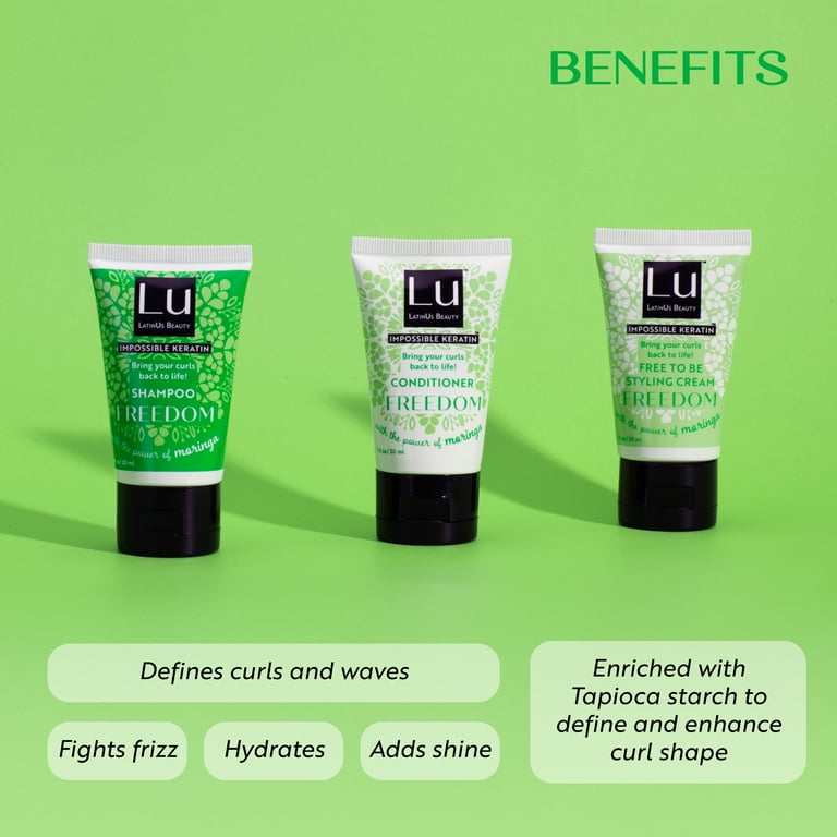 Lu by LatinUs Beauty Freedom Travel Kit, Waves and Volume, 3 oz