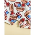 thumbnail image 7 of Hirigin 4th of July Baby Boy Girl Outfit Stars Stripes Romper Fourth of July Overalls 3 6 12 18 24 Months Memorial Day Clothes, 7 of 7