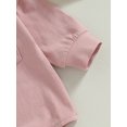 thumbnail image 6 of Bagilaanoe Newborn Baby Girl Boy Rompers Solid Color Print Long Sleeve Bodysuits 3M 6M 12M 18M Casual One Piece Short Jumpsuit, 6 of 8
