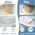 thumbnail image 6 of Caulk Tape Self Adhesive, 1 Roll Waterproof Toilet Caulk Strip, Sealer Around Base, Traditional Caulking Replacement for Bathroom, Bathtub, Floor Wall Edge Protector (Blue) 0.9x125.9", 6 of 7