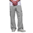 thumbnail image 2 of Sweat Pants for Mens Lounge Casual Joggers Workout Flared Loose Fit Gym Wide Leg Solid Oversized Relaxed Fit, 2 of 7
