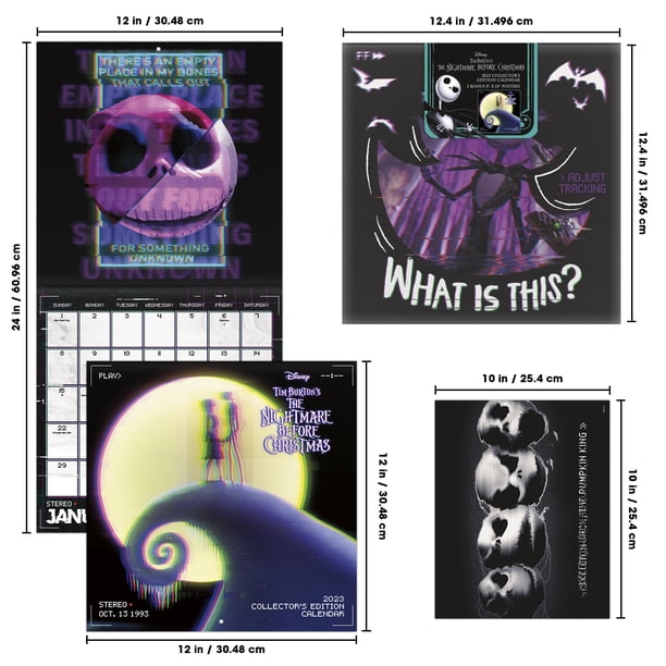 Trends International 2023 Disney The Nightmare Before Christmas Collector's  Edition Calendar - Walmart.com