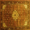 thumbnail image 1 of Ahgly Company Indoor Square Persian Yellow Traditional Area Rugs, 7' Square, 1 of 4