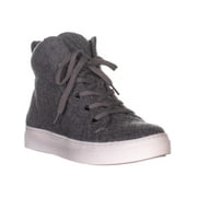 Womens naturalizer Carrigan High Top Sneakers, Grey, 9 W US