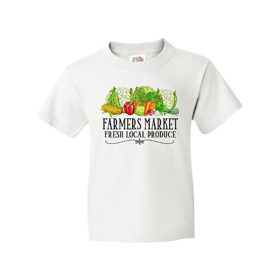 Inktastic Farmers Market Fresh Local Produce Youth T-Shirt