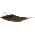 thumbnail image 4 of Sunnydaze 2-Person Quilted Polyester Spreader Bar Hammock with Stand, 350 lb Capacity -Brown, 4 of 7