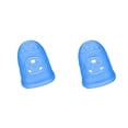 thumbnail image 3 of Bearachild Puntas de dedos de guitarra de silicona Protectores de dedos Protectores transparentes resistentes al desgaste Púas de protección Type2 NO2, 3 of 6