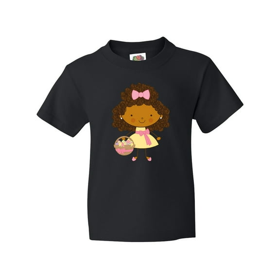 Inktastic Easter African American Girl Youth T-Shirt