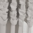 thumbnail image 6 of Ruched Waterfall Linen Window Curtain Panel Off White Single 52X84, 6 of 11