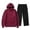 Brick Red1&1080, variant on CONFREE Mens Track Suit 2 Peice Set Casual Sweatsuit for Men Baggy Hoodies Sweatpants Outfits Comfy Fall Winter Tracksuit