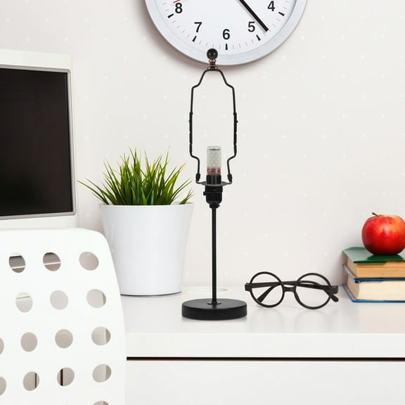 HEMOTON Standing Lamp Floor Lamp Bracket 25.10X10.00X5.80CM Black