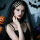thumbnail image 5 of Horquillas Para El Pelo Con Huesos De Halloween Horquilla Con Mano Esquelética Flores Rojas Accesorios Para El Pelo Para Mujeres Y Niñas Horquillas Con Huesos Para Disfraces De Cosplay Fiesta Del Dí, 5 of 7
