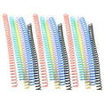 thumbnail image 1 of KAKOWELY 18Pcs Removable Binder Rings Colored Loose Leaf Rings Loose Leaf Notepad Binder Rings Binding Coils,10.63X"X0.63"X0.63", 1 of 5