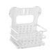 thumbnail image 2 of Cestas de almacenamiento plegables montadas en la pared sin taladro, soporte colgante plegable para pañuelos, lociones, toallas de lavandería, cocina Blanco BLESIY Cestas de almacenamiento, 2 of 8