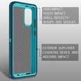 thumbnail image 3 of I-HONVA For Samsung Galaxy S20 Case,3-Layer Military Grade Drop Protection Anti-Slip Rugged Shockproof Dustproof Protection 6.2 inch Phone Case,Light Teal, 3 of 6
