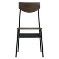 thumbnail image 4 of 6 Piece Dining Table Set, Wooden Dining Table with Storage Rack, 4 Chair and Bench, Stainless Steel Frame Modern Dining Set for Home, Kitchen, Breakfast Small Space, Easy Assembly, Deep, 4 of 7