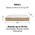 FurHaven Pet Dog Bed Deluxe Memory Foam Outdoor Convertible Mattress Pet Bed for Dogs & Cats