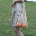 thumbnail image 2 of Mesh Bags Reusable Cotton Mesh Grocery Bags Washable Portable Fruit Shopping Net Bag, 2 of 4